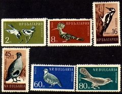 11157 Bulgaria 968/73 Passaros Diversos Fauna NN