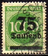 11178 Alemanha Reich 288 Tipo 2 Sobrecarga 4mm U (d)