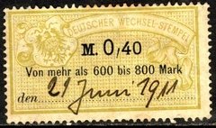 11568 Alemanha Selos Fiscais Escambo 1911