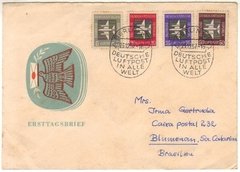 17087 Alemanha Ddr Envelope Para Sc Aviäes 1957 U