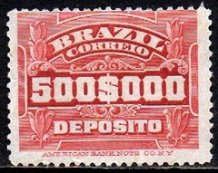 Brasil Depósito D 013 Numeral U (l)