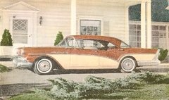 16555 Cartão Postal Carro Buick 1957