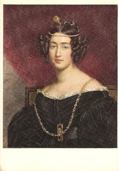 16862 Cartão Postal Antigo Pintura Marquesa Pallavicini