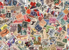 10961 Tchecoslovaquia Lote com 600 selos diferentes Super Oferta!