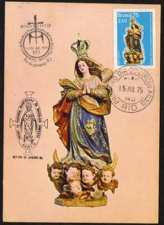 Brasil Máximo Postal 038 Ano Santo N.S. da Conceição 1975