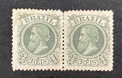 Brasil 49 D.Pedro Cabeça Pequena Par Horizontal Novo