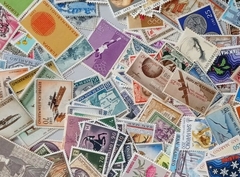 15151 Mônaco Pacote com 100 selos Diferentes - LINDA ESCOLHA