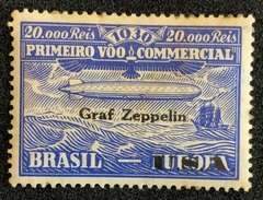 Brasil Zeppelin (Z-09) 20.000 réis sobrestampado N