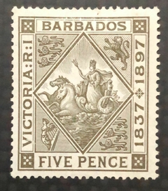 12602 Barbados 64 Jubileu da Rainha Victoria NN.