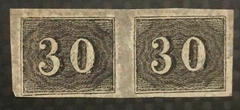 Brasil (13) Numeral vertical 30 réis Par N