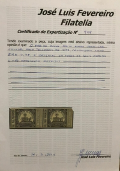 Brasil Telégrafos (T-7P) Par com certificado N - comprar online