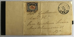 Brasil (79 FI) Carta de Condolências - Circulada de Cachoeira (BA) para Bahia (Capital), 10 fevereiro 1892. Franquia isolada tintureiro.