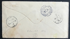 Brasil Envelope circulado da Bahia, 14 de abril de 1893 para New York, com chegada em 19 de maio de 1893. Carimbo POSTA URBANA demostrando a utilização de caixa de correio da cidade. Porteado com par do tintureiro. - comprar online