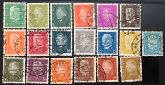 11699 Alemanha Reich 401/414 com as variedades de cores U