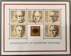 07092 Alemanha Federal BL 17 Presidentes da República N