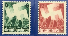 11508 Alemanha Reich 580/81 congresso nacional de Nuremberg NN