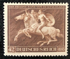 01462 Alemanha Reich (704) 8ª Ruban Brun NNN
