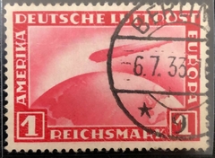 06268 Alemanha Reich (35) Selo aéreos U