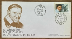 FDC IV Centenário do Nascimento de São Vicente de Paulo FDC-249