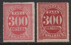 Brasil taxas X- 06 + 06 Falso Numeral N