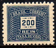 Brasil Taxas 45F Cifra Horizontal Dent 11 x 10,5 Não Catalogado NN