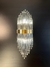 Arandela de Cristal Encanto Dourado Tubos 51cm