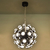 Lustre Pendente Moderno Redondo Led Preto