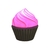 Luminária de Mesa Cupcake Rosa - comprar online