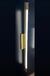 Arandela Luminária de Parede Slim 126cm Dourado