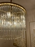 Pendente Lustre de Cristal Dourado Luxo II 60cm - loja online