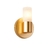Arandela Requinte Dourado Fosco 16cm - comprar online