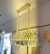 Lustre de Cristal Retangular Gota Dourado - comprar online