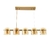 Pendente Dourado Vidro Champagne - comprar online