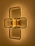 Plafon e Luminária de Parede Led Dourado 59cm 3000k 4000k 6000k - comprar online