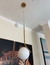 Lustre Pendente Ball Globo Dourado Fosco na internet