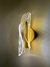 Arandela de Led Paipe Dourado 28cm na internet