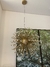 Lustre de Cristal Esfera Dourado 60cm na internet