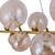 Lustre Pendente Moderno Jabuticaba Dourado Led 10 Globos na internet