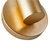 Arandela Requinte Dourado Fosco 16cm - Juliana Baczynski Iluminação Decorativa