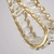 Pendente Cristal Led Paris Dourado 32cm - Juliana Baczynski Iluminação Decorativa