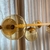 Lustre Pendente Moderno Dourado 7 bolas âmbar - Juliana Baczynski Iluminação Decorativa