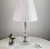 Abajur Luminária de mesa Cristal Cúpula Branca - Juliana Baczynski Iluminação Decorativa