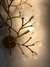 Arandela de Cristal Galho Dourado - Juliana Baczynski Iluminação Decorativa
