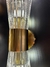 Arandela de Vidro Amor Dourada - Juliana Baczynski Iluminação Decorativa