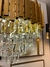 Lustre Pendente Moderno Redondo Estrutura Dourada com Cristais Ø52cm - Juliana Baczynski Iluminação Decorativa