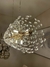 Lustre de Cristal Retangular Dourado Sonho 93cm na internet