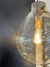 Pendente Caju Bubble Dourado Vidro Ambar 30cm - Juliana Baczynski Iluminação Decorativa