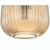 Pendente de Vidro Canne Dourado 20x16cm - Juliana Baczynski Iluminação Decorativa