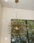 Lustre de Cristal Esfera Dourado 60cm - loja online