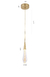 Pendente Led Gota Dourado 33CM - loja online